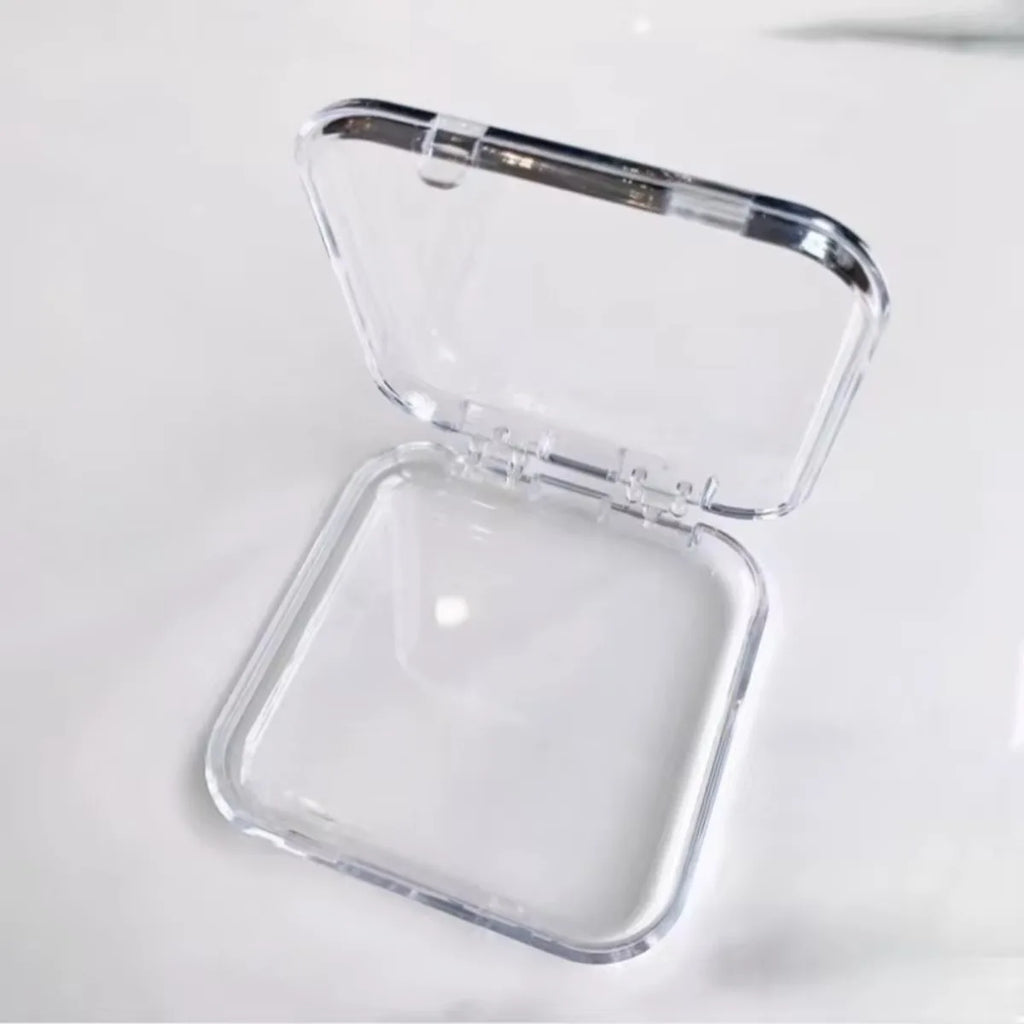 Acrylic Wearable Nail Storage Box, High Transparency Thickened Portable Display Case for Press On Nails – Polished Finish