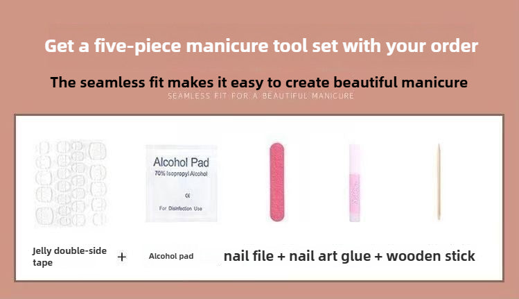 0974- Handmade press on nails fake nails removable