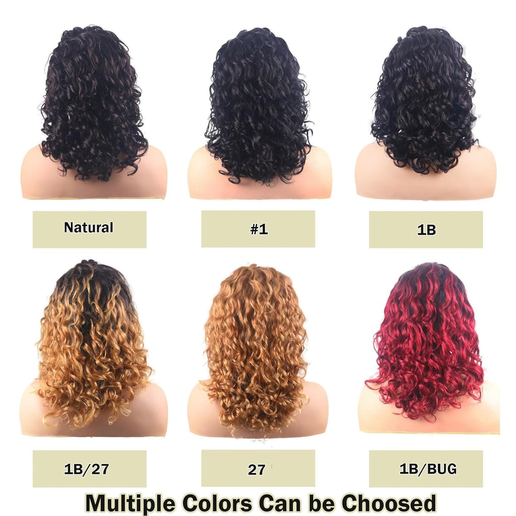 18 Inch Ombre Body Wave Human Hair Lace Front Wig - 13X4 HD Transparent 360° Full Lace, Glueless Pre Plucked Burgundy Balayage on Black (TT1B/BUG) Daily Wig for Women