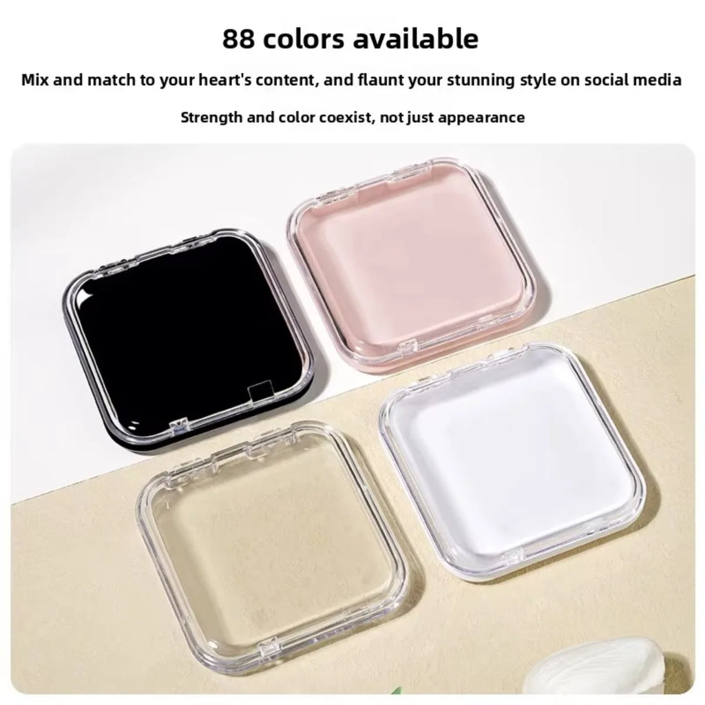 Acrylic Wearable Nail Storage Box, High Transparency Thickened Portable Display Case for Press On Nails – Polished Finish